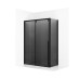 Душевое ограждение Ambassador Intense 110022203IBB-110IBB 140х110, Черный, Раздвижные, Стекло тонированный, Прямоугольная