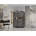 Душевое ограждение Ambassador Intense 110022204IBB-90IBB 150х90, Черный, Раздвижные, Стекло тонированный, Прямоугольная Душевое ограждение Ambassador Intense 110022204IBB-90IBB 150х90, Черный, Раздвижные, Стекло тонированный, Прямоугольная