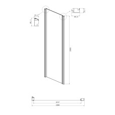 Боковая стенка Ambassador Intense 110IBB 110х200