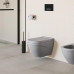 Унитаз Ambassador Nord 133T20301 53,5х38,5, Подвесной, Безободковый, Округлая, Серый матовый, Сантехнический фарфор