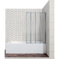 Шторка для ванны Ambassador Bath Screens 16041110L 90х140, Хром, Складные, Стекло прозрачное, Закаленное стекло Шторка для ванны Ambassador Bath Screens 16041110L 90х140, Хром, Складные, Стекло прозрачное, Закаленное стекло