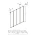 Шторка для ванны Ambassador Bath Screens 16041111R 100х140, Безободковый, Хром, Складные, Стекло прозрачное, Закаленное стекло