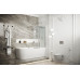 Шторка для ванны Ambassador Bath Screens 16041116 100х140, Хром, Раздвижные, Стекло прозрачное, Закаленное стекло