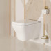 Унитаз Ambassador Benefit 203T20001R 53,5х34, Подвесной, Безободковый, Прямоугольная, Глянцевый белый, Сантехнический фарфор