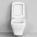 Унитаз Ambassador Benefit 203T20001R 53,5х34, Подвесной, Безободковый, Прямоугольная, Глянцевый белый, Сантехнический фарфор