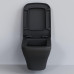 Унитаз Ambassador Benefit 203T20201R 53,5х34, Подвесной, Безободковый, Прямоугольная, Матовый черный, Сантехнический фарфор Унитаз Ambassador Benefit 203T20201R 53,5х34, Подвесной, Безободковый, Прямоугольная, Матовый черный, Сантехнический фарфор