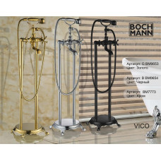 Смеситель BOCH MANN Vico BM9654, черный, латунь, округлая, напольный Смеситель BOCH MANN Vico BM9654, черный, латунь, округлая, напольный