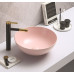 Умывальник CeramaLux 104MP-3, Накладная, Круглая, Розовый, Фаянс Умывальник CeramaLux 104MP-3, Накладная, Круглая, Розовый, Фаянс