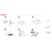Умывальник CeramaLux 1203, Овальная, Белый, Фаянс Умывальник CeramaLux 1203, Овальная, Белый, Фаянс