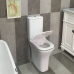 Унитаз CeramaLux 1215A, Напольный, Квадратная, Белый глянцевый, Бело-глянцевый, Фаянс Унитаз CeramaLux 1215A, Напольный, Квадратная, Белый глянцевый, Бело-глянцевый, Фаянс