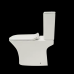 Унитаз CeramaLux 1217A, Напольный, Круглая, Белый глянцевый, Бело-глянцевый, Фаянс