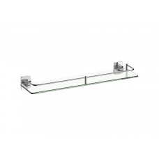 Полка CeramaLux Полка Стеклянная 12611, Настенный, Хром Полка CeramaLux Полка Стеклянная 12611, Настенный, Хром
