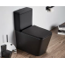 Унитаз CeramaLux Antica 2170AXMB, Напольный, Безободковый, Прямоугольная, Черный матовый, Фаянс Унитаз CeramaLux Antica 2170AXMB, Напольный, Безободковый, Прямоугольная, Черный матовый, Фаянс