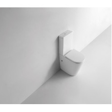 Унитаз CeramaLux 2178, Напольный, Круглая, Белый глянцевый, Бело-глянцевый, Фаянс