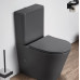Унитаз CeramaLux 2179XMDH, Напольный, Безободковый, Круглая, Серый матовый, Темно-серый матовый, Фаянс Унитаз CeramaLux 2179XMDH, Напольный, Безободковый, Круглая, Серый матовый, Темно-серый матовый, Фаянс