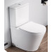 Унитаз CeramaLux 2179XMW, Напольный, Безободковый, Круглая, Белый матовый, Фаянс Унитаз CeramaLux 2179XMW, Напольный, Безободковый, Круглая, Белый матовый, Фаянс