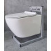 Унитаз CeramaLux 2196-2, Подвесной, Безободковый, Круглая, Белый, Фаянс Унитаз CeramaLux 2196-2, Подвесной, Безободковый, Круглая, Белый, Фаянс