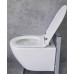 Унитаз CeramaLux 2196-2, Подвесной, Безободковый, Круглая, Белый, Фаянс Унитаз CeramaLux 2196-2, Подвесной, Безободковый, Круглая, Белый, Фаянс