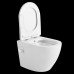 Унитаз-биде CeramaLux 2196-BD, Подвесной, Безободковый, Овальная, Белый, Фаянс Унитаз-биде CeramaLux 2196-BD, Подвесной, Безободковый, Овальная, Белый, Фаянс