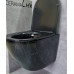 Унитаз CeramaLux 2212BM, Подвесной, Безободковый, Круглая, Черный, Черный мрамор, Фаянс Унитаз CeramaLux 2212BM, Подвесной, Безободковый, Круглая, Черный, Черный мрамор, Фаянс
