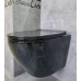 Унитаз CeramaLux 2212BM, Подвесной, Безободковый, Круглая, Черный, Черный мрамор, Фаянс Унитаз CeramaLux 2212BM, Подвесной, Безободковый, Круглая, Черный, Черный мрамор, Фаянс