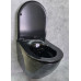 Унитаз CeramaLux 2212BM, Подвесной, Безободковый, Круглая, Черный, Черный мрамор, Фаянс Унитаз CeramaLux 2212BM, Подвесной, Безободковый, Круглая, Черный, Черный мрамор, Фаянс