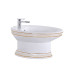 Биде CeramaLux 4285, Золото, Овальная, Бело-золотой, Фаянс Биде CeramaLux 4285, Золото, Овальная, Бело-золотой, Фаянс