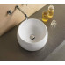 Умывальник CeramaLux 5004, Накладная, Круглая, Белый, Фаянс