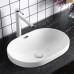 Умывальник CeramaLux 5006C, Овальная, Белый, Фаянс