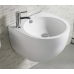 Умывальник CeramaLux 500F, Подвесной, Круглая, Белый, Фаянс