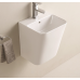 Раковина CeramaLux 500Q, Подвесной, Прямоугольная, Белый глянцевый, Фаянс Раковина CeramaLux 500Q, Подвесной, Прямоугольная, Белый глянцевый, Фаянс