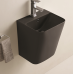 Раковина CeramaLux 500QMB, Подвесной, Прямоугольная, Черный матовый, Фаянс Раковина CeramaLux 500QMB, Подвесной, Прямоугольная, Черный матовый, Фаянс