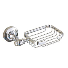 Мыльница CeramaLux Bianco 52005, Хром