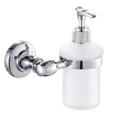 Дозатор CeramaLux Bianco 52012, Хром, Круглая, Латунь