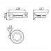 Мыльница CeramaLux Bell 53504, Хром Мыльница CeramaLux Bell 53504, Хром