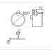 Полотенцедержатель CeramaLux Bell 53506, Настенный Полотенцедержатель CeramaLux Bell 53506, Настенный