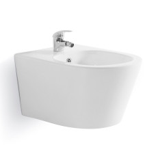 Биде CeramaLux 5378, Белый, Подвесной, Круглая, Фаянс