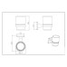 Стакан CeramaLux Quadro 61902 Стакан CeramaLux Quadro 61902