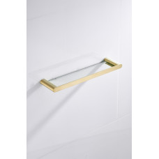 Полка CeramaLux Florenzia 63111, Настенный, Золото матовое Полка CeramaLux Florenzia 63111, Настенный, Золото матовое