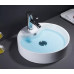Умывальник CeramaLux 7026B, Накладная, Круглая, Белый, Фаянс Умывальник CeramaLux 7026B, Накладная, Круглая, Белый, Фаянс