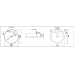 Умывальник CeramaLux 7026B, Накладная, Круглая, Белый, Фаянс Умывальник CeramaLux 7026B, Накладная, Круглая, Белый, Фаянс