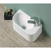 Умывальник CeramaLux 78204L, Накладная, Четверть круга, Белый, Фаянс Умывальник CeramaLux 78204L, Накладная, Четверть круга, Белый, Фаянс