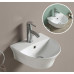 Умывальник CeramaLux 78370, Подвесной, Четверть круга, Белый, Фаянс Умывальник CeramaLux 78370, Подвесной, Четверть круга, Белый, Фаянс