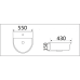 Умывальник CeramaLux 78370C, Подвесной, Четверть круга, Белый, Фаянс Умывальник CeramaLux 78370C, Подвесной, Четверть круга, Белый, Фаянс