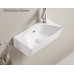 Раковина CeramaLux 78578L, Подвесной, Прямоугольная, Белый глянцевый, Фаянс Раковина CeramaLux 78578L, Подвесной, Прямоугольная, Белый глянцевый, Фаянс