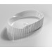 Раковина CeramaLux 78750, Накладная, Овальная, Белый матовый, Фаянс Раковина CeramaLux 78750, Накладная, Овальная, Белый матовый, Фаянс