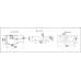 Умывальник CeramaLux 7947BL, Подвесной, Прямоугольная, Белый, Фаянс Умывальник CeramaLux 7947BL, Подвесной, Прямоугольная, Белый, Фаянс
