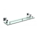 Полка CeramaLux Полка стелянная 88611-1, Настенный, Хром Полка CeramaLux Полка стелянная 88611-1, Настенный, Хром