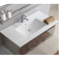 Умывальник CeramaLux 9010E, Прямоугольная, Белый, Фаянс