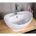 Умывальник CeramaLux 9018, Накладная, Овальная, Белый, Фаянс Умывальник CeramaLux 9018, Накладная, Овальная, Белый, Фаянс